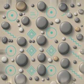 clean coastal pebbles