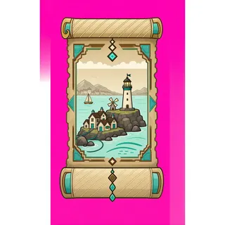 quest scroll, rare accent design