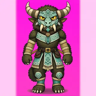 original adult beast enemy, facing south