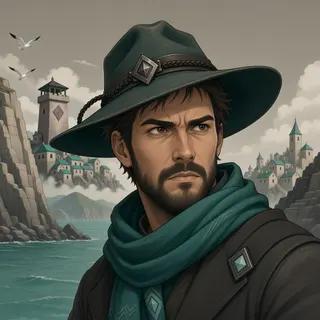 original adult explorer, determined expression
