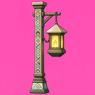 clean lantern post