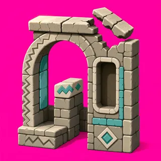 damaged archway