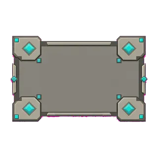 empty menu panel, selected state