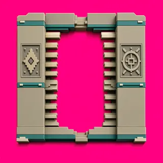 stairs downward, intact