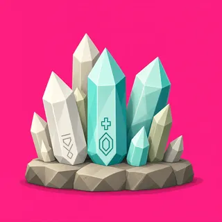clean crystal cluster