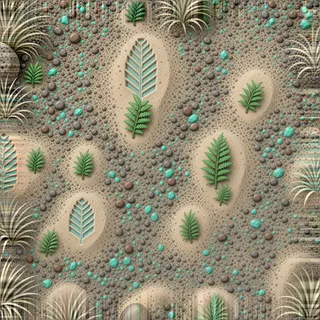 overgrown beach sand