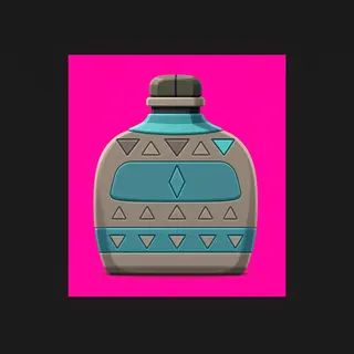 water flask, rare accent design