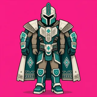 original adult armored enemy, facing south
