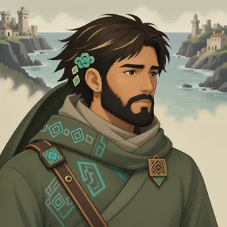 original adult ranger, calm expression