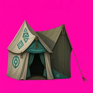 weathered tent