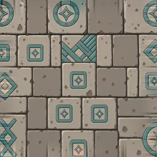 weathered flat paving