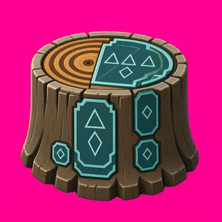 clean tree stump
