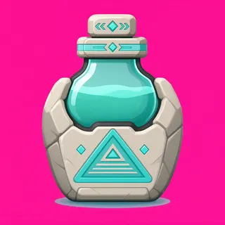 healing potion, rare accent design