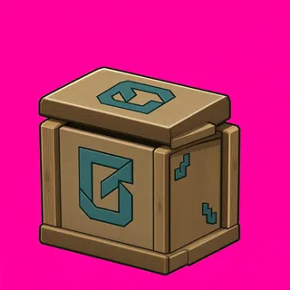 clean wooden crate