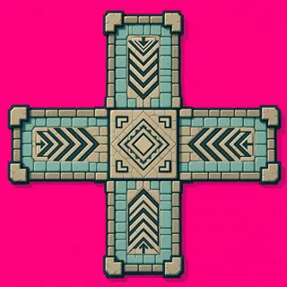 wall cross junction, intact