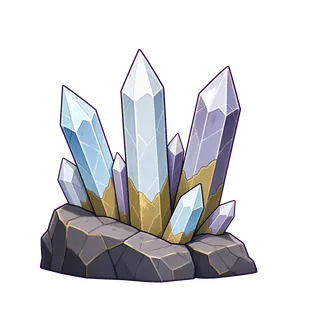 weathered crystal cluster