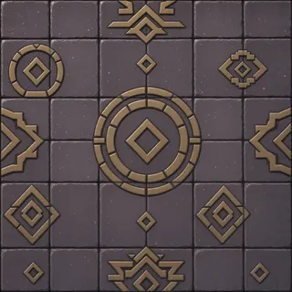 damp dusty tiled floor