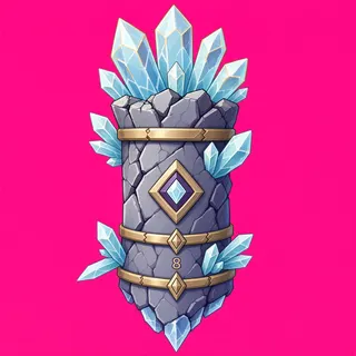 frosted broken pillar