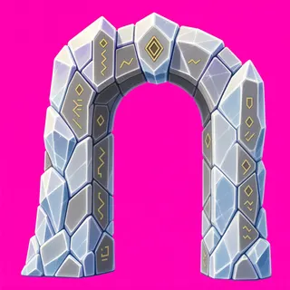 frosted archway