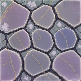 frosted limestone floor