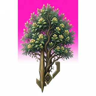 overgrown tall shrub