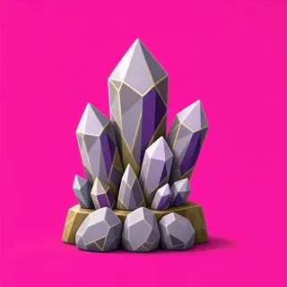 clean crystal cluster