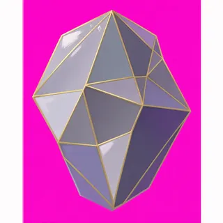 gem, plain design