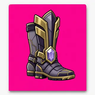 boots, ornate design