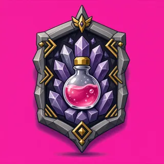 healing potion, rare accent design