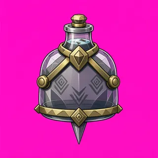water flask, rare accent design