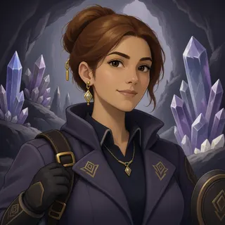 original adult explorer, calm expression