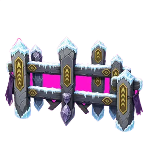 frosted short fence