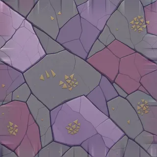 dust-covered limestone floor