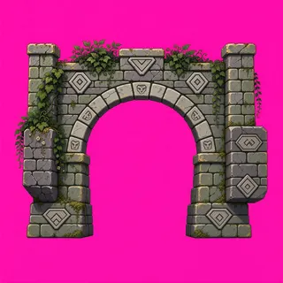 bridge middle, overgrown