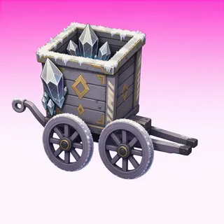 frosted abandoned cart