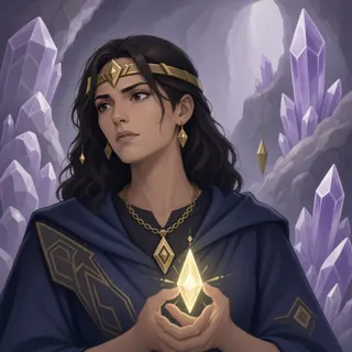 original adult healer, determined expression