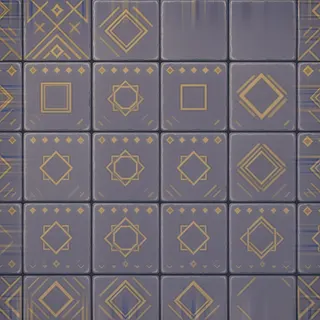 clean dusty tiled floor
