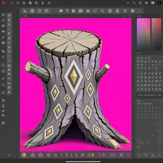damaged tree stump