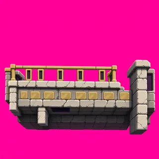 balcony platform, weathered
