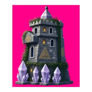 overgrown watchtower