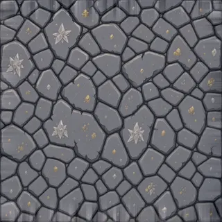 damaged worn cobbles