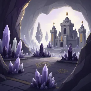 distant stronghold at daylight