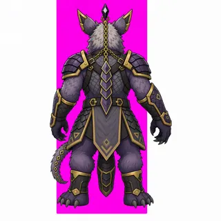 original adult beast enemy, facing north