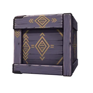 clean wooden crate