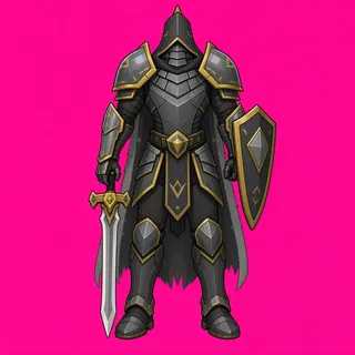 original adult armored enemy, facing north