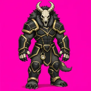 original adult beast enemy, facing south