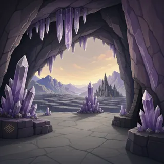 distant stronghold at daybreak