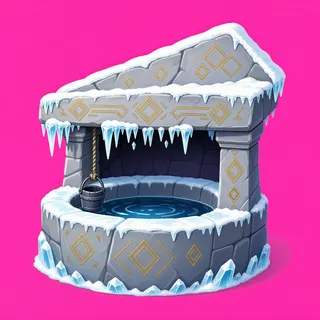 frosted well