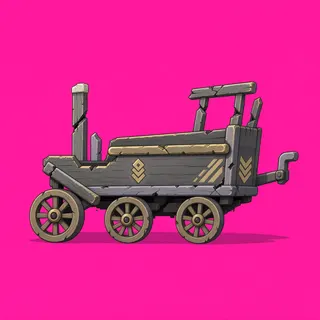 damaged abandoned cart