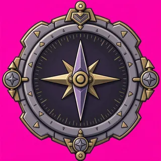 compass, ornate design